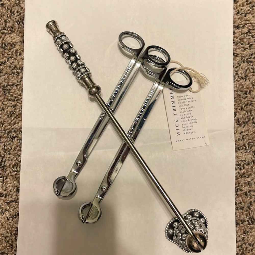 SWEET WATER DECOR Silver Candle Care Kit *See Description